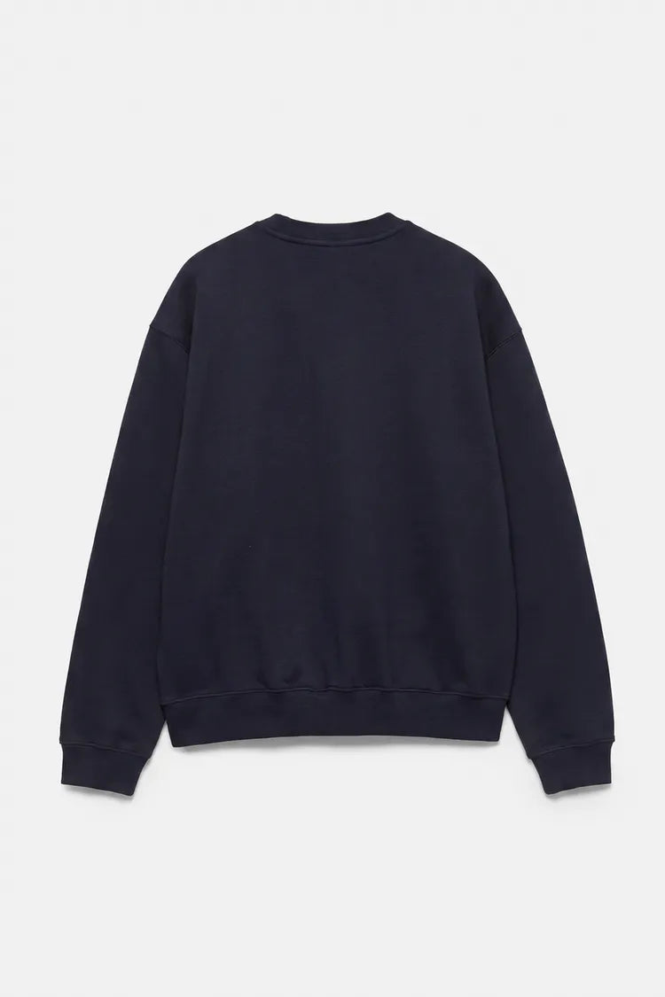 Relaxed fit round neck sweatshirt