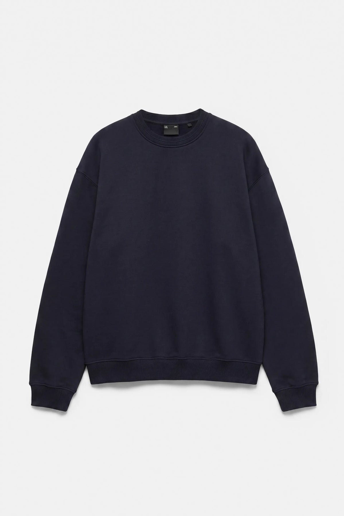 Relaxed fit round neck sweatshirt