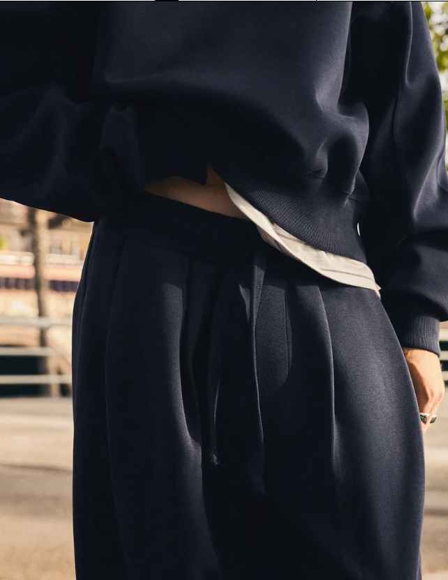 Super baggy pleated trousers